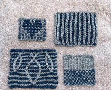 Exploring Slip Stitches in Knitting class project